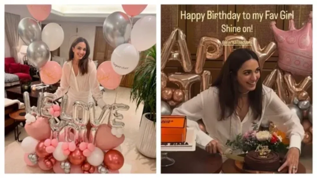 Sidharth Malhotra and friends shared pictures and videos from Kiara Advani’s home birthday celebration.